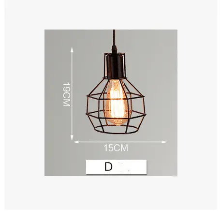 Loft Wrought Iron Chandelier Modern Minimalist Nordic