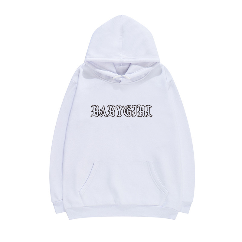 Title 3, Baby Girl Letter Print Hooded SweaterWomen Loos...