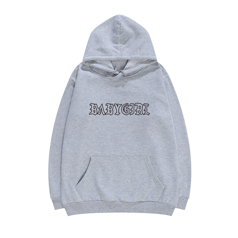 Title 4, Baby Girl Letter Print Hooded SweaterWomen Loos...