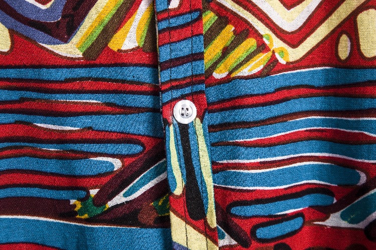 Short-sleeved Cotton And Linen Shirt Indian Ethnic Style