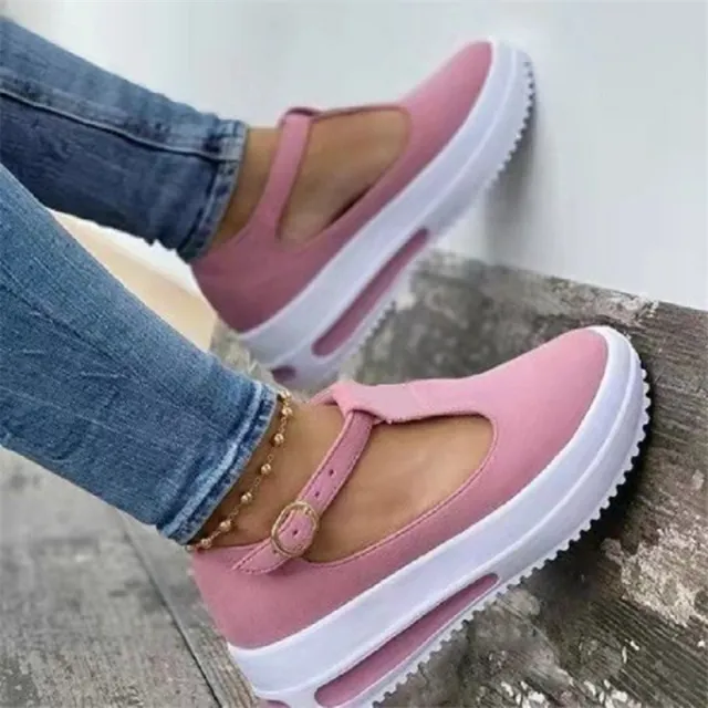Daily Solid Color Round Toe Loafers Retro Low Top Pink - Shop at LoveMi
