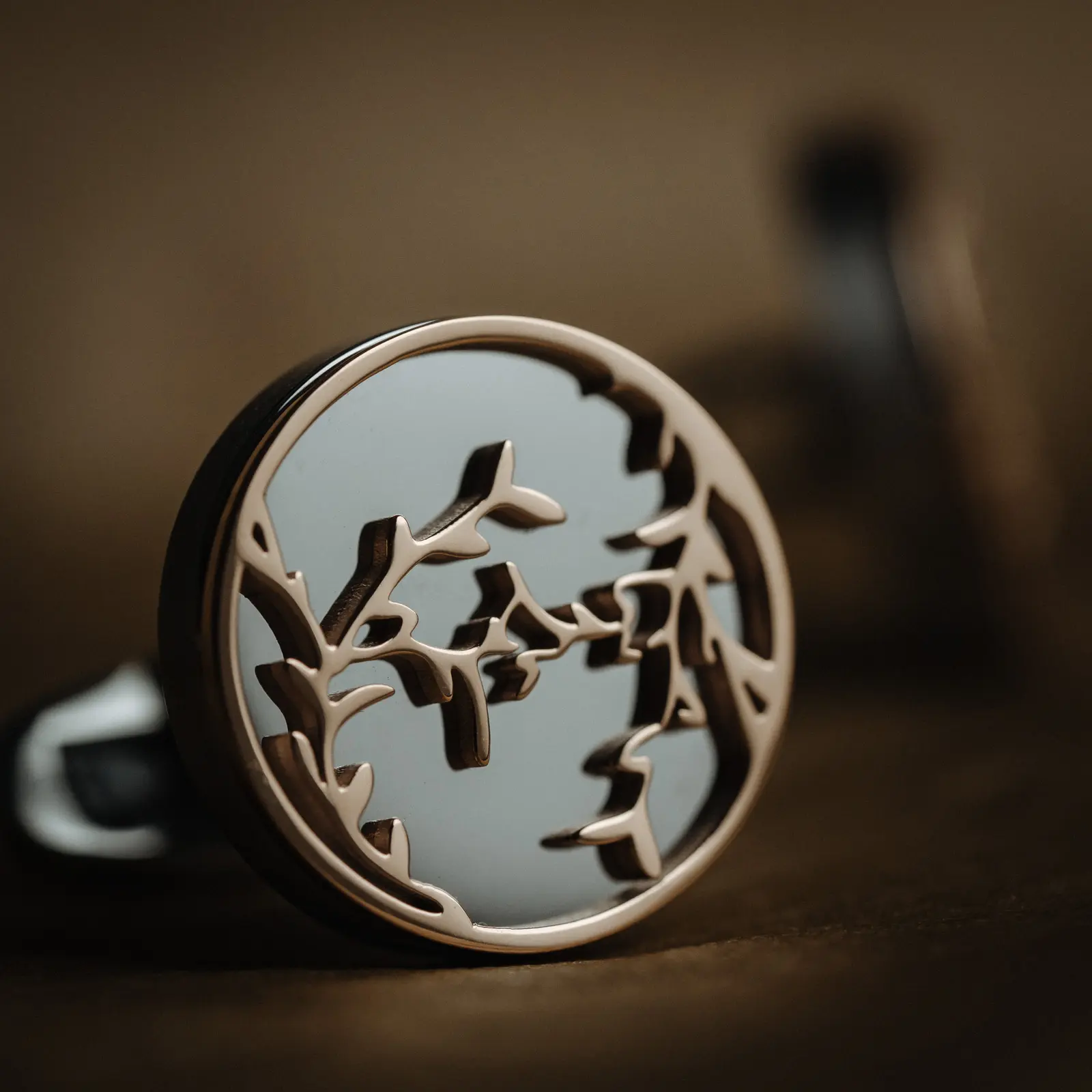French Steel Color Cufflinks Men's Business Casual