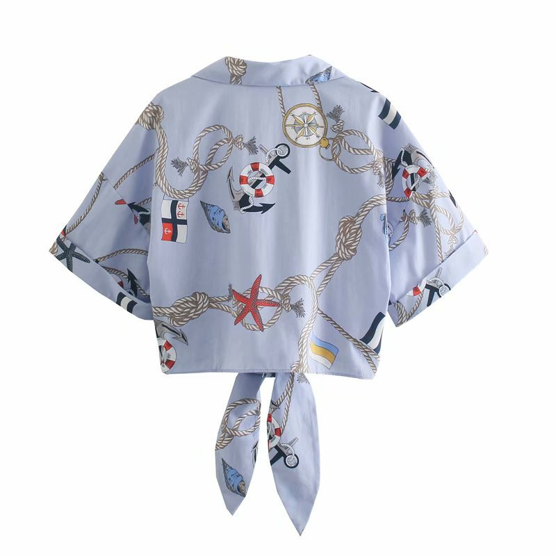 European and American Style Short-sleeved Single-breasted Suit Collar