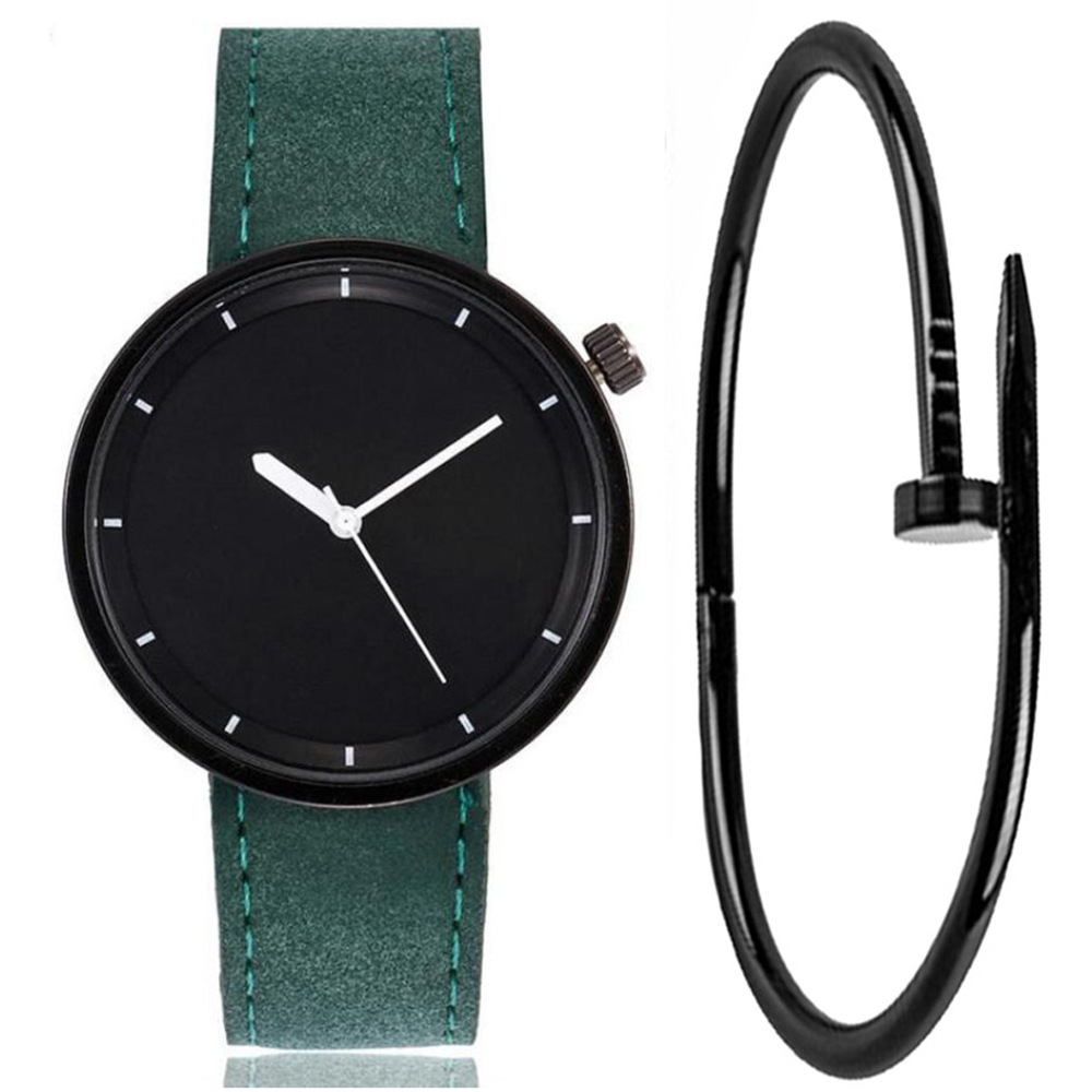 Retro Fashion Frosted Belt Simple Quartz Watch
