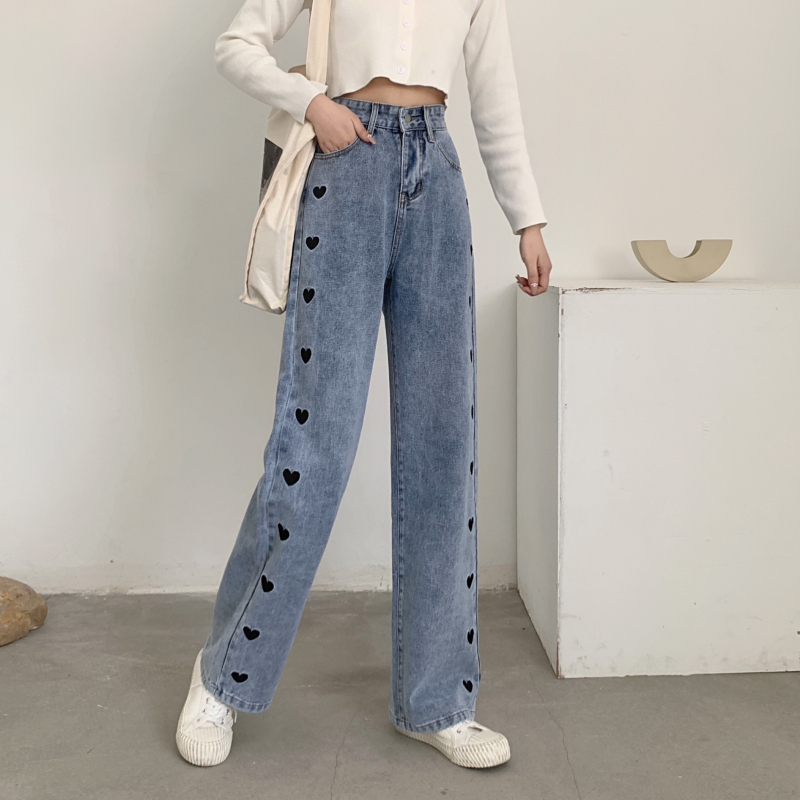 Title 4, Dames jeans met hoge taille, lichte kleur, dunn...