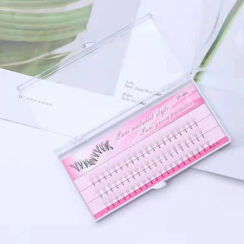 Naturally Grafted Single Cluster A-shaped False Eyelashes