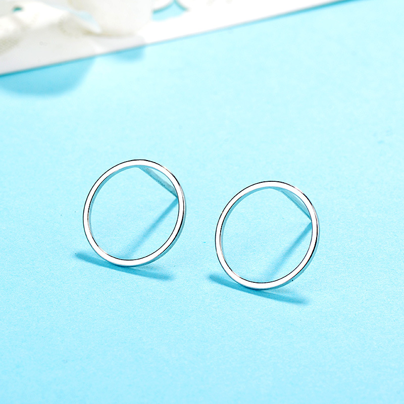 Triangle Rounded Square Earring Hollow Out Earrings Female