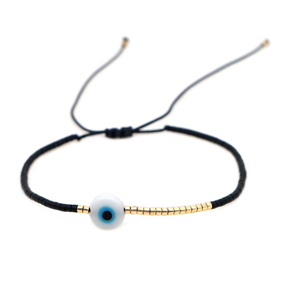 Mizhu Glazed Demon Eye Bracelet