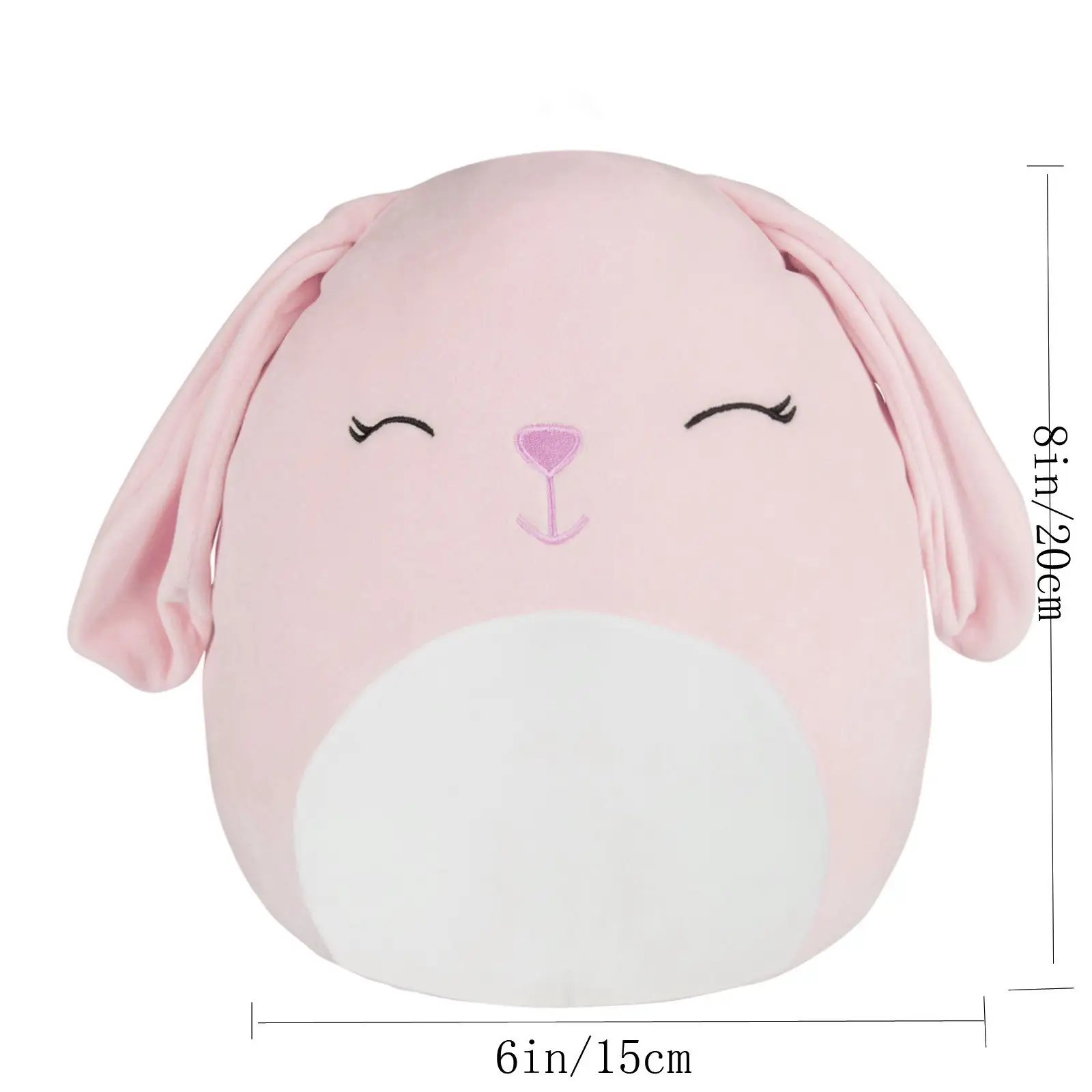 Pink Cute Long-eared Rabbit Plush Toy