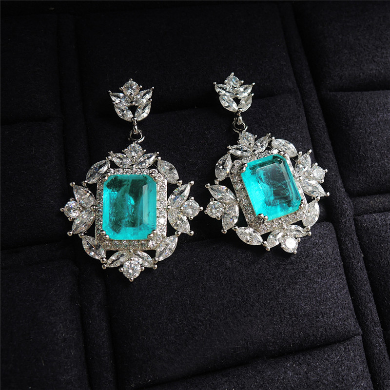 European and American Fashion Simulation Paraiba Ring