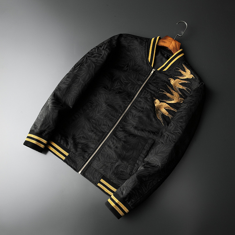 Men's Korean Slim Embroidered Jacket