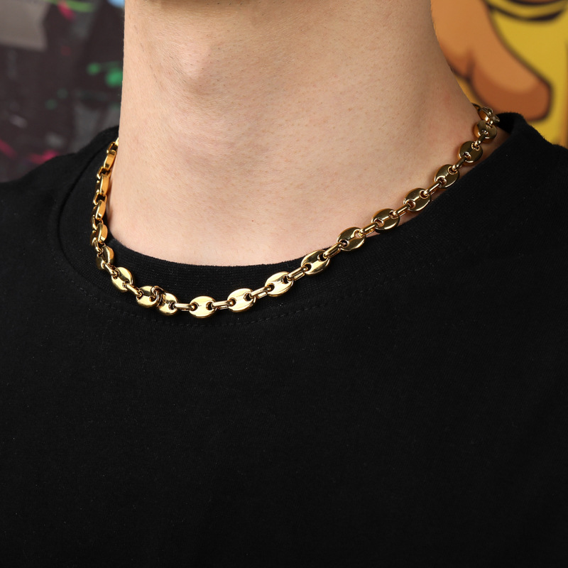 High-Quality Titanium Steel Necklace, Male And Female Clavicle Chain Necklace