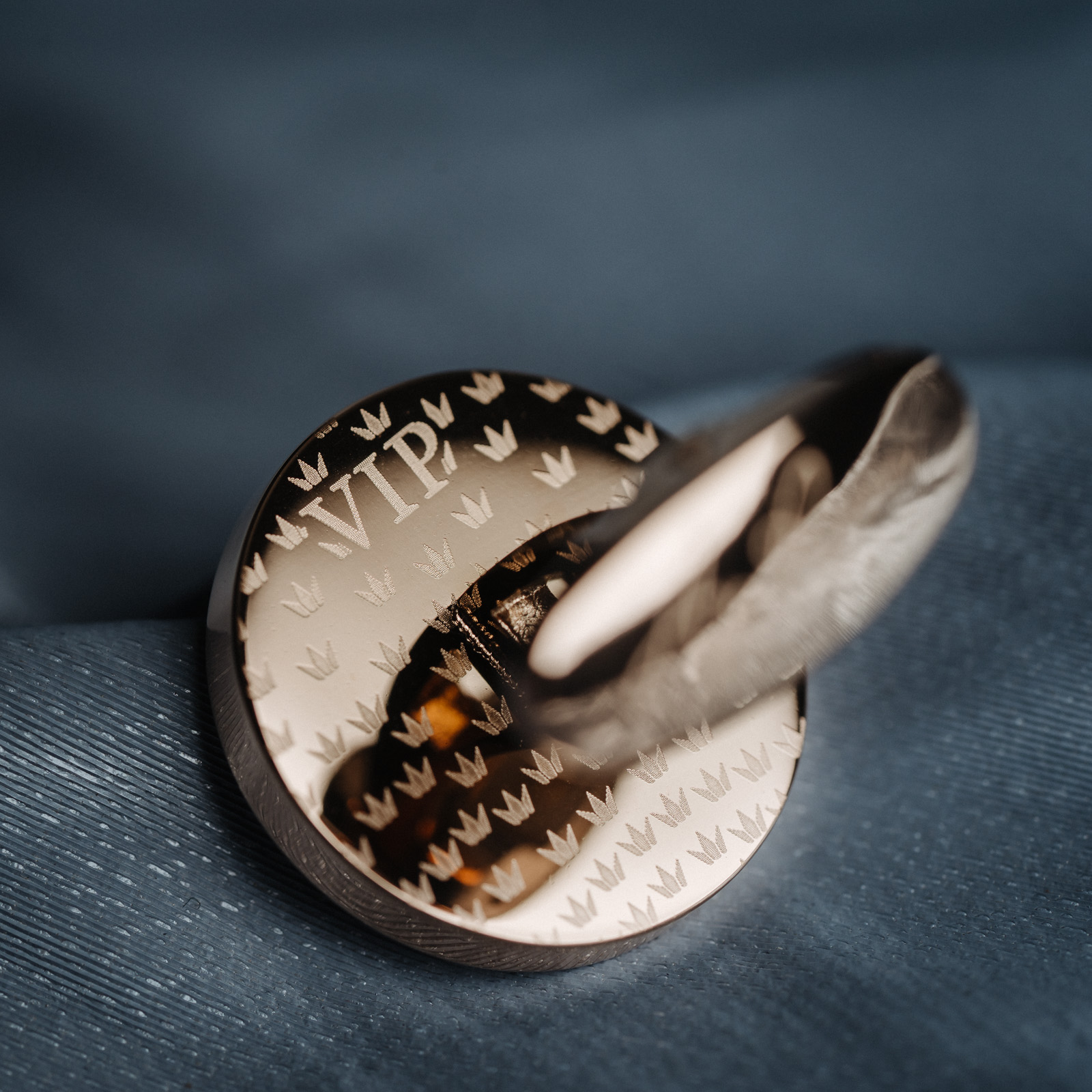 French Rose Gold Cufflinks Men's Business — foto 5