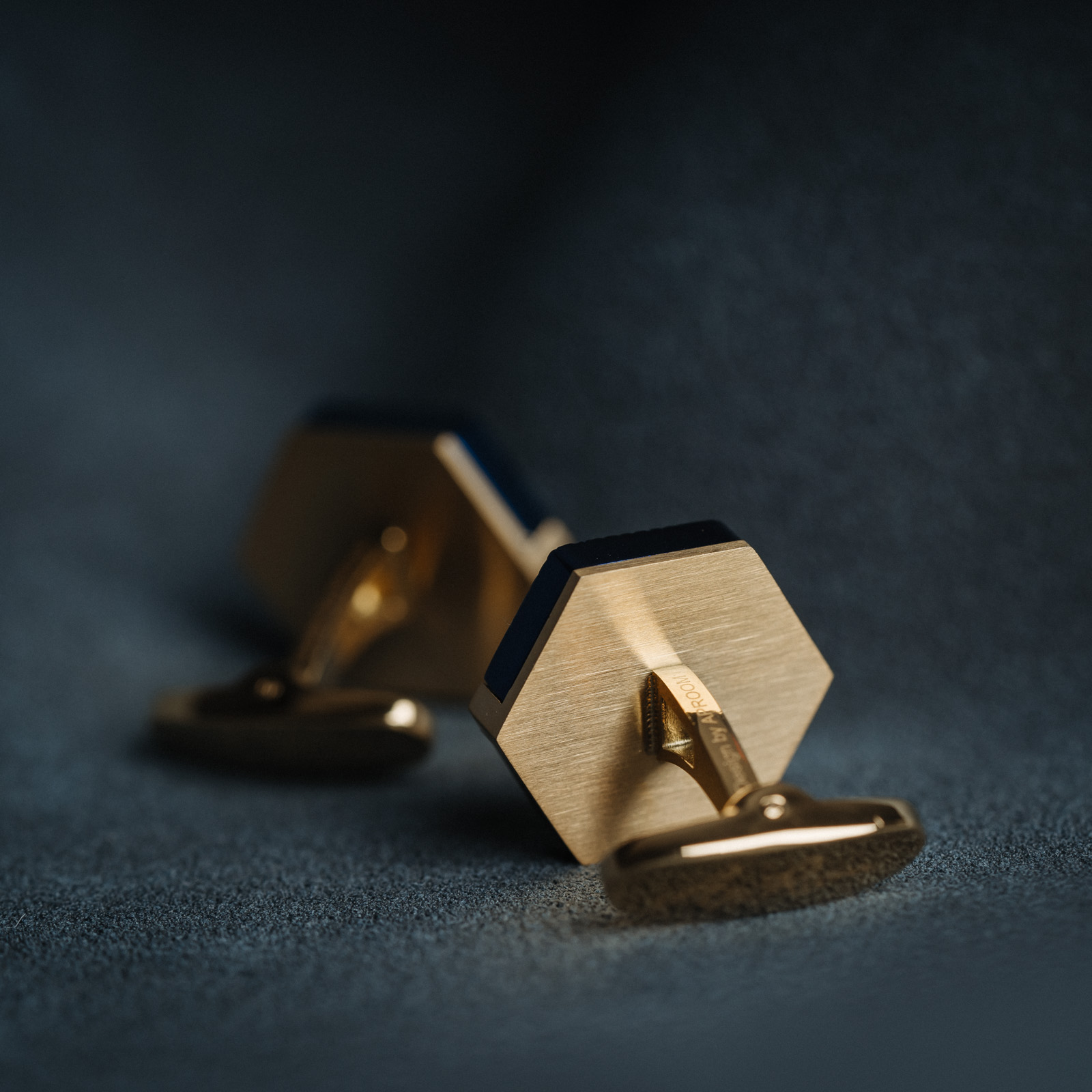 French Blue gold Cufflinks Men's Business Casual — foto 5