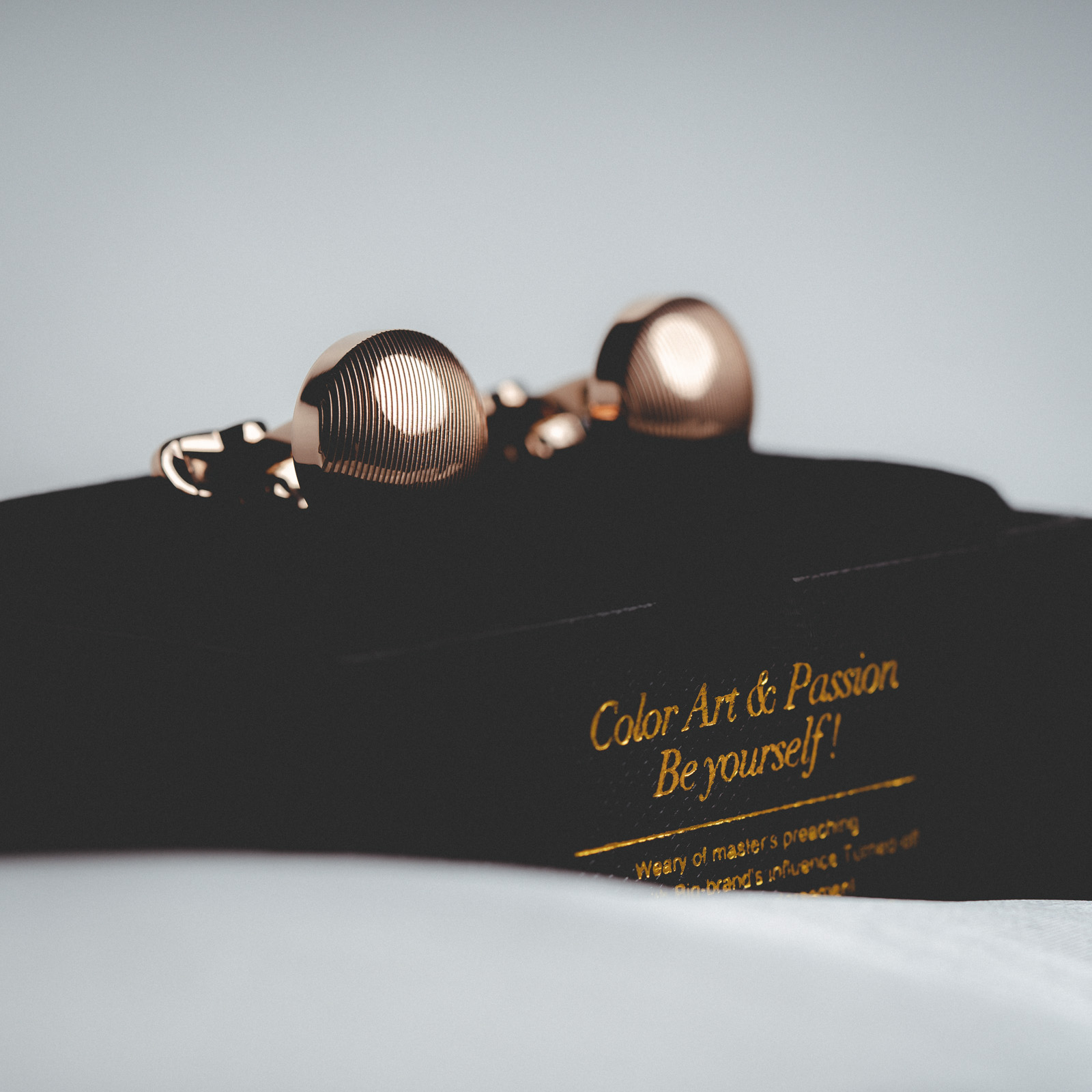French Rose Gold Cufflinks Men's Business Casual — foto 4