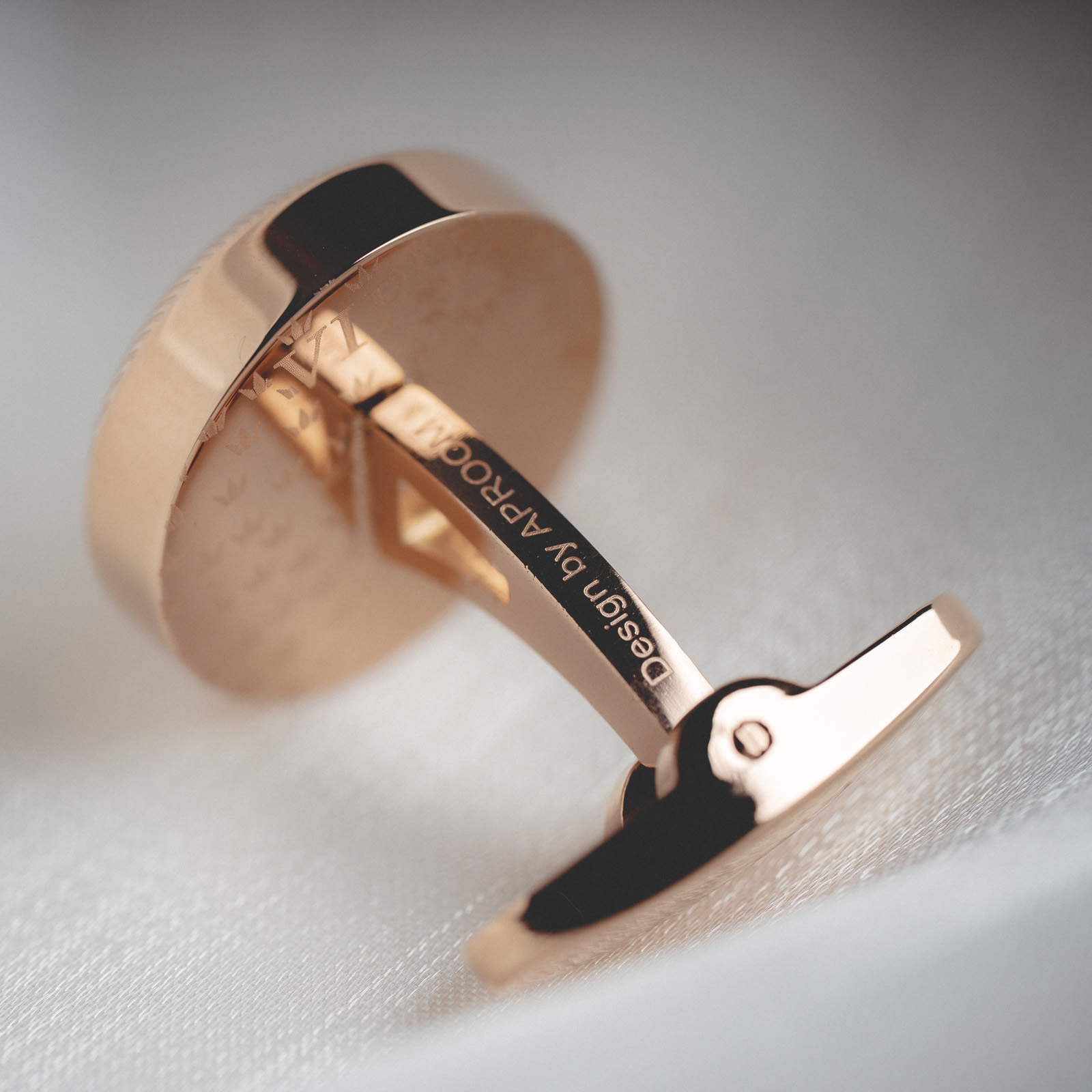 French Rose Gold Cufflinks Men's Business Casual — foto 3