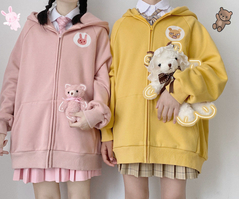 Title 26, Plus Velvet Thick Soft Girl Long-Sleeved Jk Swe...