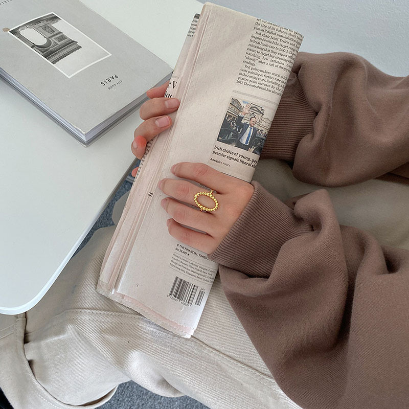 Korean 18K Gold Plating Fashion Ins Trend Niche Design