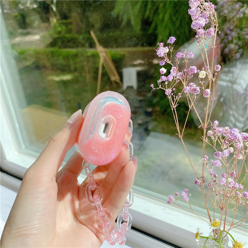 Compatible with Apple, Quicksand Bracelet For Airpods Earphone Case - Image 3