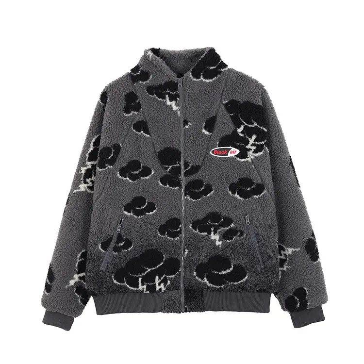 MADE EXTREME Street Brand Trend Retro Lamb Velvet Winter Loose Wild Thick Men's Padded