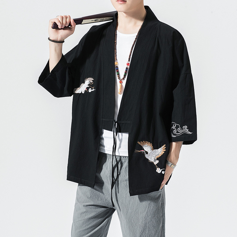 Title 5, Kimono Cardigan Masculino Quimono Japonês Tradi...