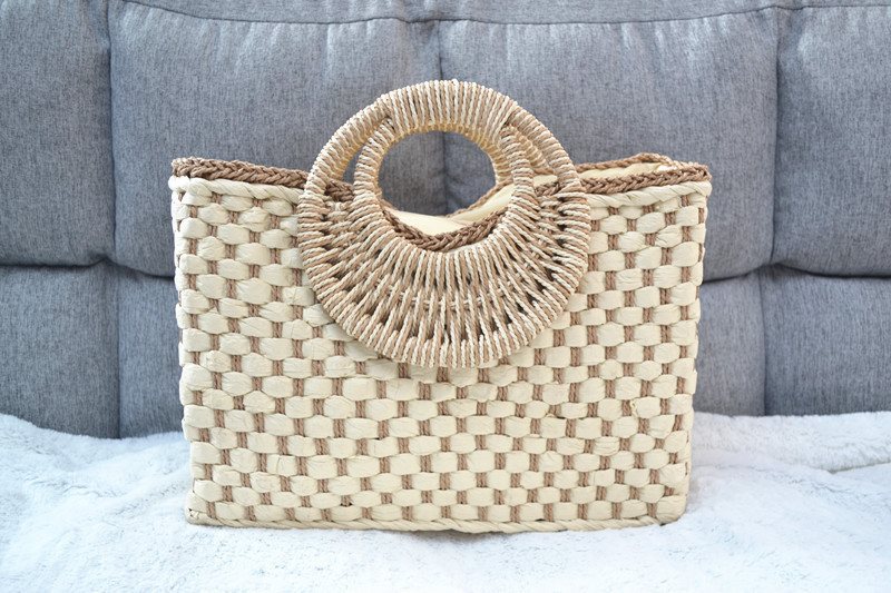 Woollen Cloth, Papyrus, Handbag, Beach Beige - Shop at LoveMi