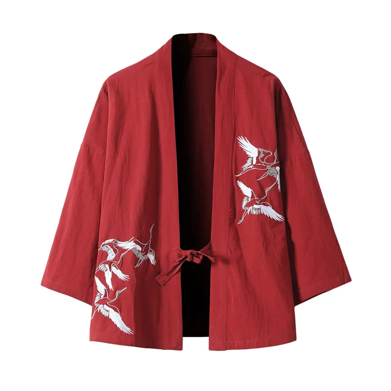 Kimono Robes Traditional Men Jackets Hip Hop
