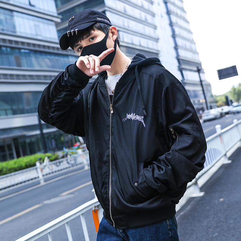Men's Coat Print Loose Baseball Uniform