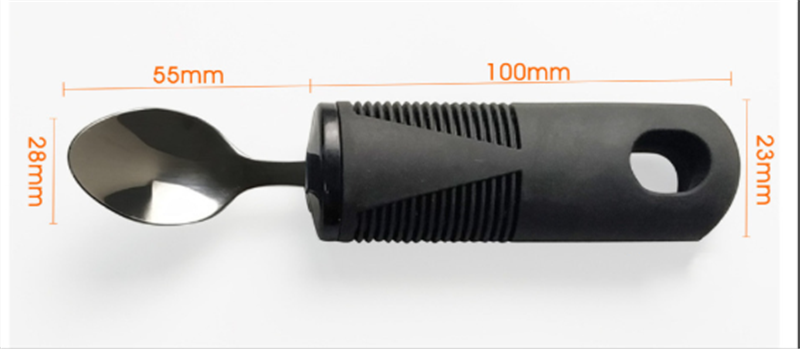 Four-piece Set of Self-adaptive Rehabilitation Food Aid Tableware