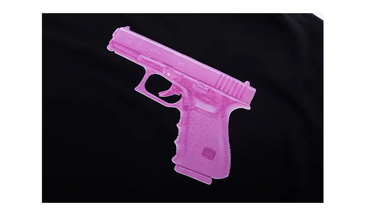 Pink Pistol Couple Loose Short Sleeves