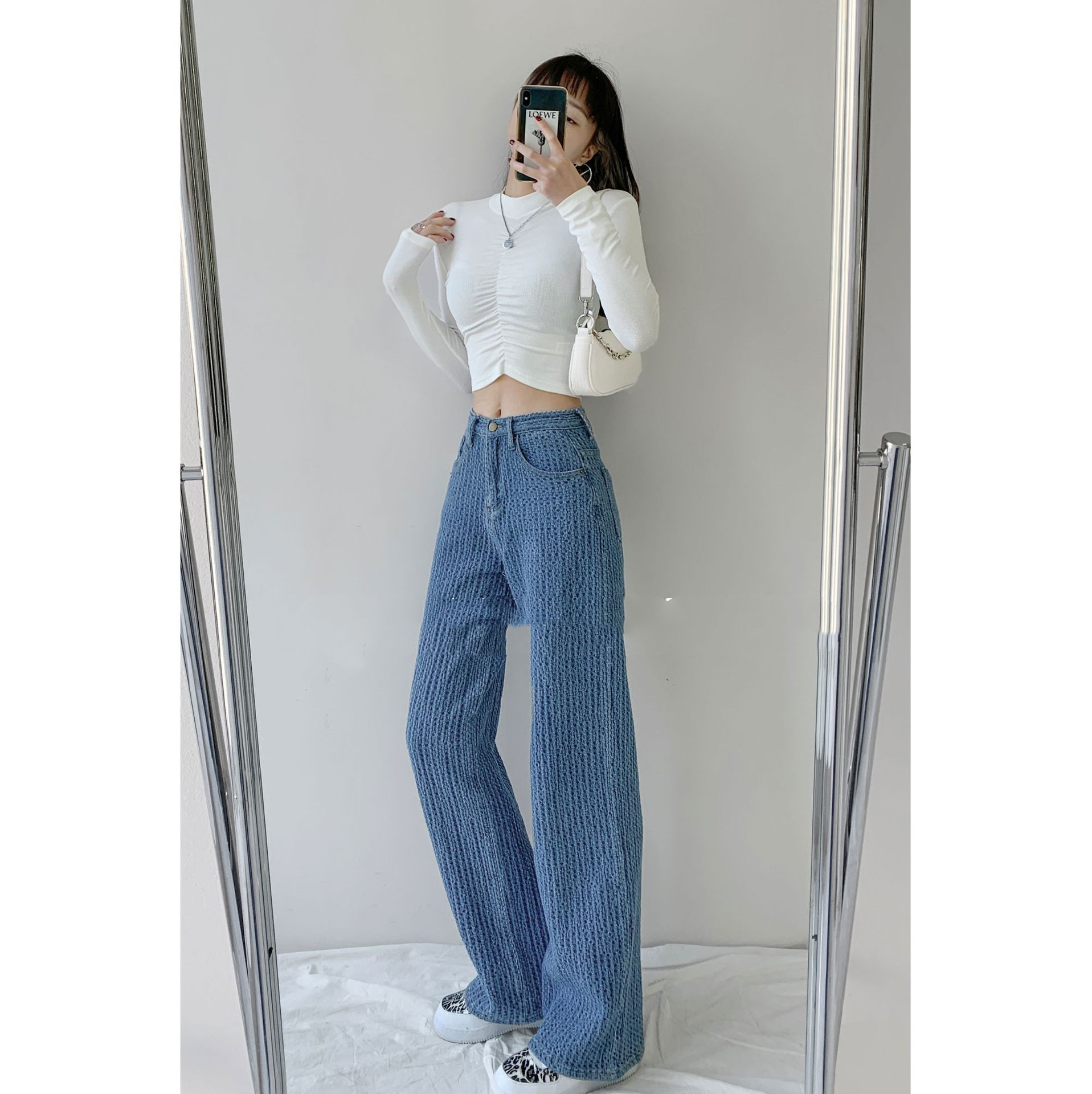 Title 18, European And American Style Straight Leg Jeans ...