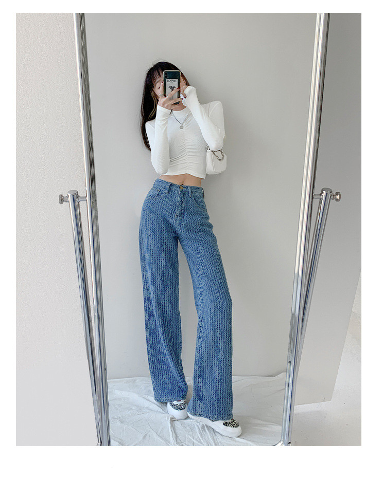 Title 16, European And American Style Straight Leg Jeans ...