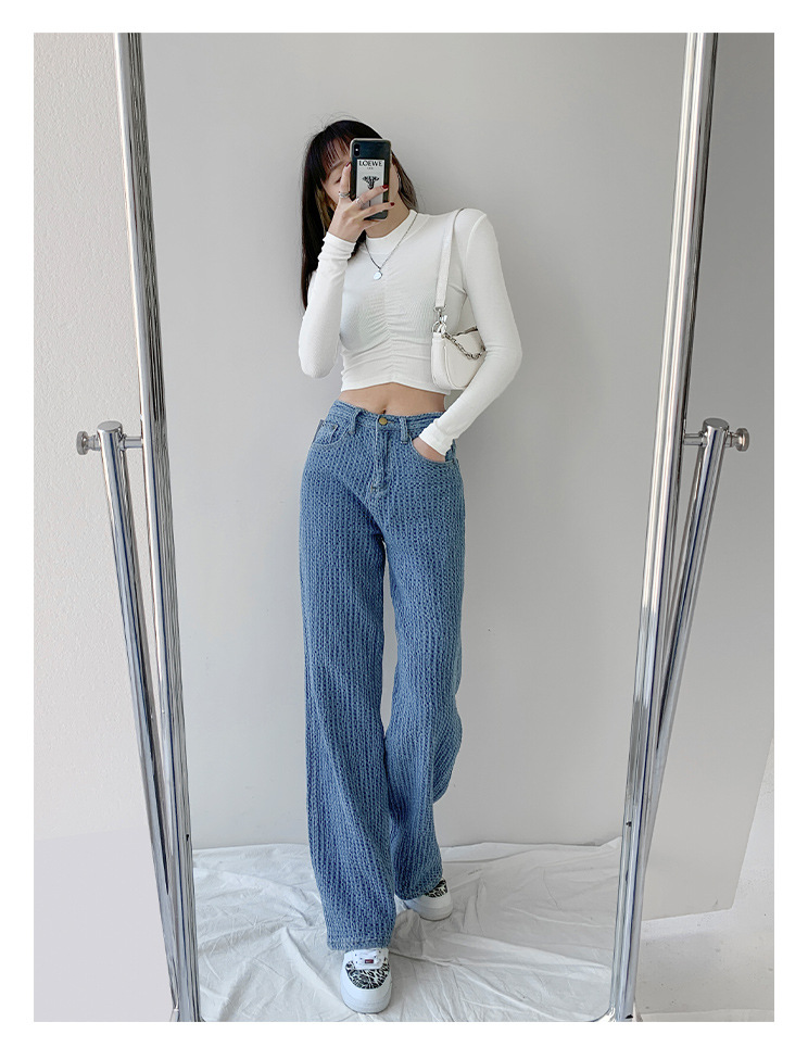 Title 15, European And American Style Straight Leg Jeans ...