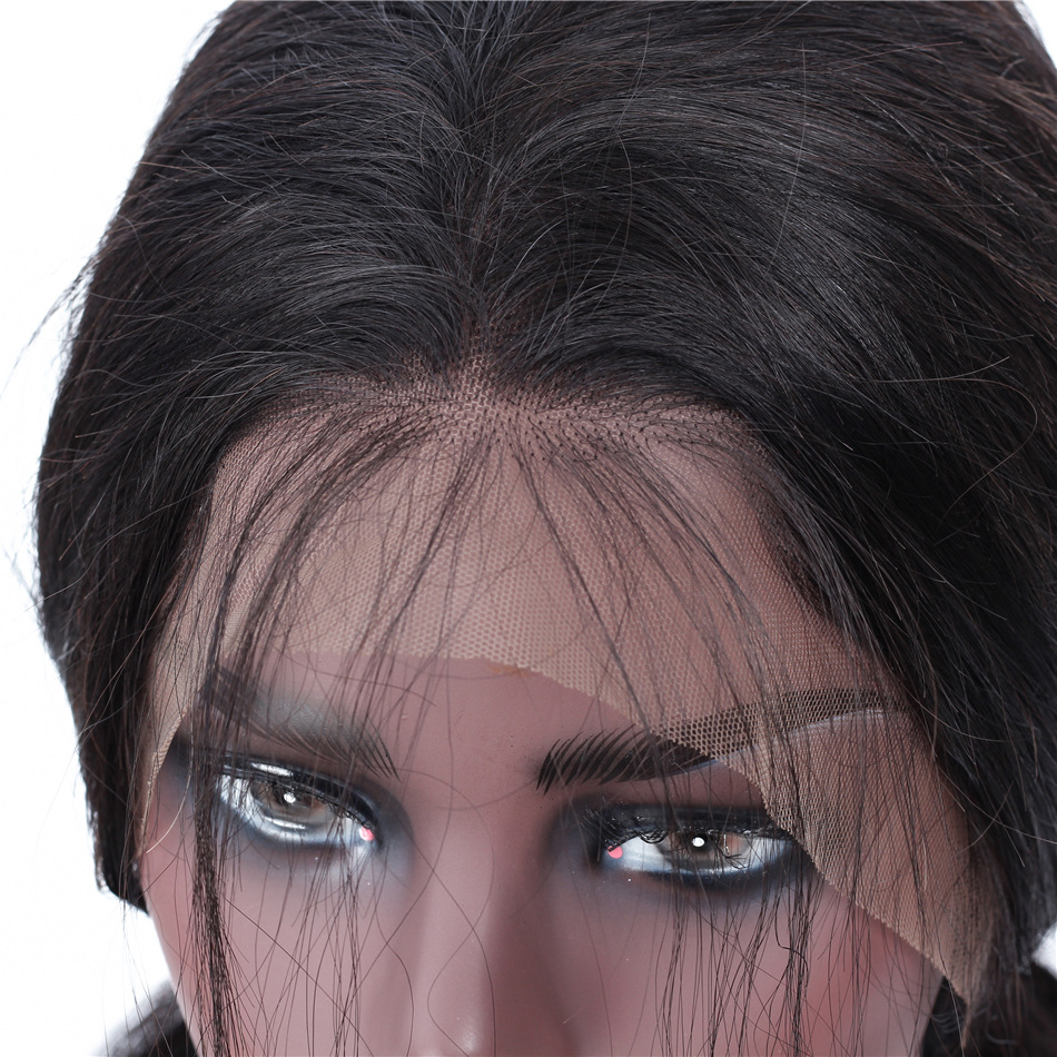 Human Hair Wigs Front Lace 13x4 body Wave Female Hair Wig - Image 1