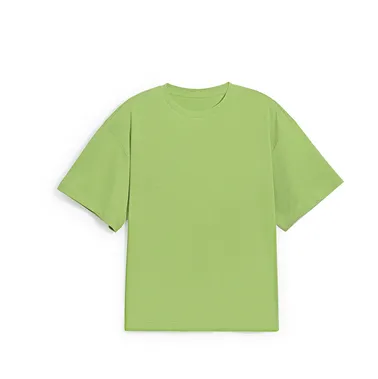 Cynical Words 80 Thread Cotton 3 color Slim Round Neck Solid T shirt Green - Shop at LoveMi