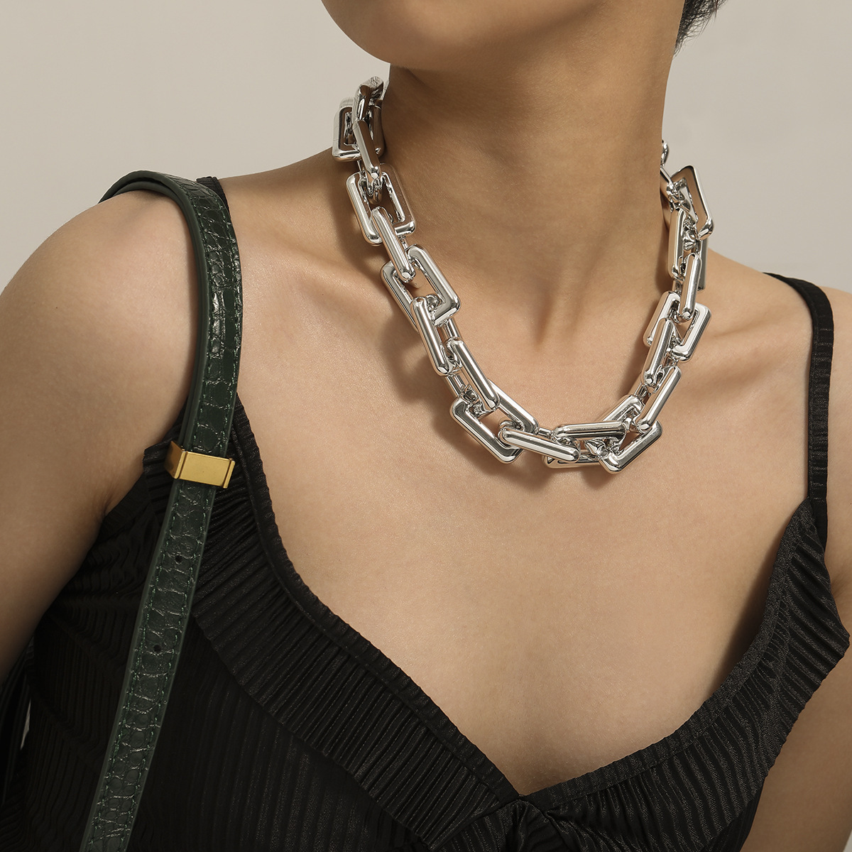 European And American Fashion Simple And Exaggerated Hip-Hop Style Necklace
