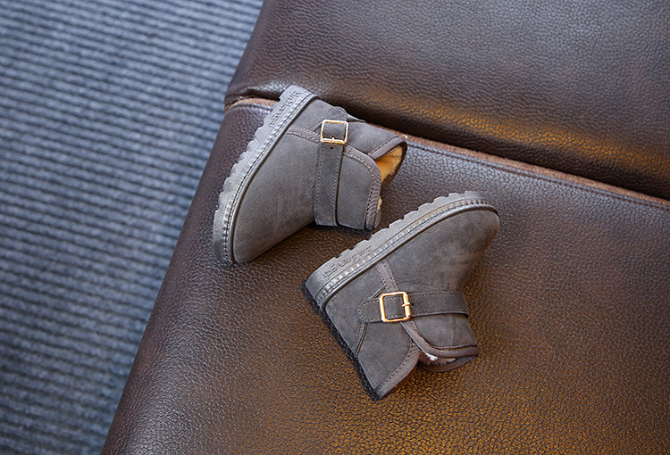 Plush Thickening Warm And Non-slip Boys' Cotton Boots — foto 2