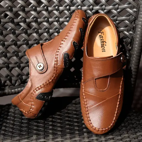Casual Leather Shoes Korean Fashion Men
