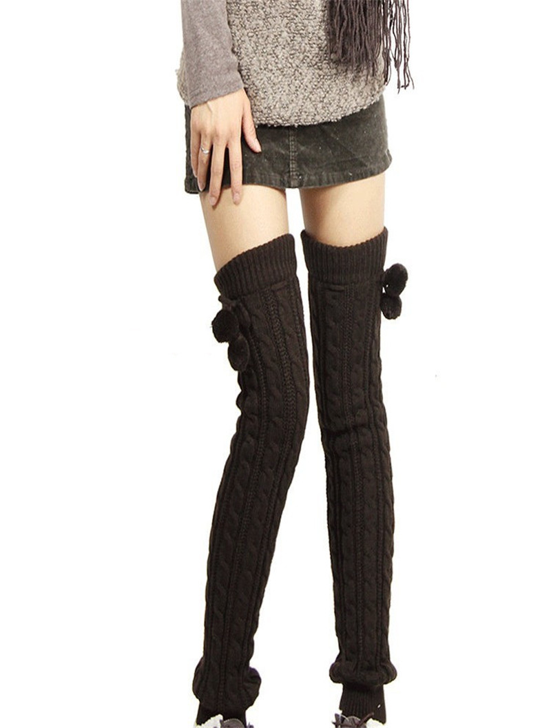 Title 3, Twist Lengthened Over the Knee With Ball Wool W...