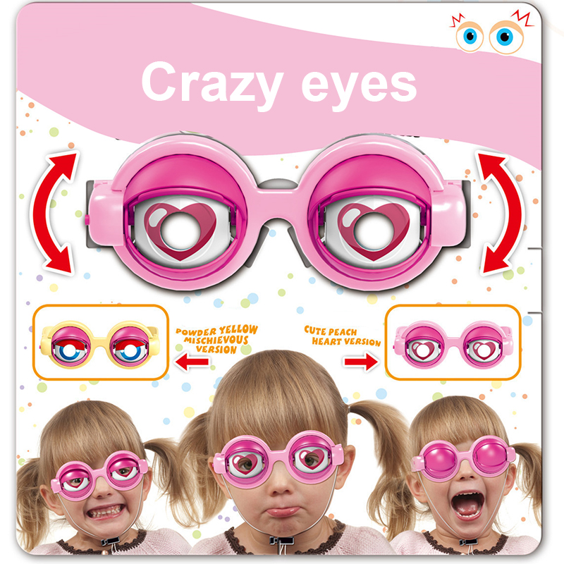 Crazy Eyes Glasses Toy Supplies Kids Party Favor Funny Pranks