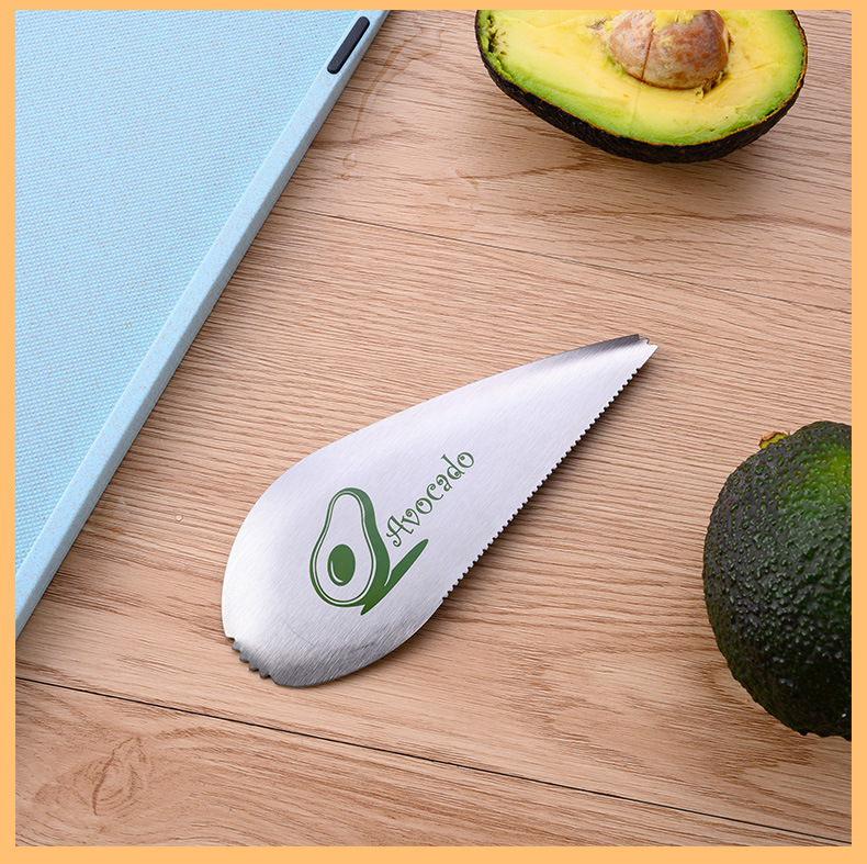 Title 3, Stainless Steel Avocado Cut Mango Cut Fruit Pit...