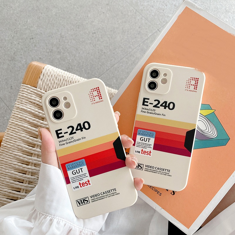 Compatible with Apple, Trendy Brand Retro Video Tape Suitable For IPhone Case All-inclusive