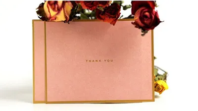 Quartet Bronzing Border Business Blessing Small Card Korea Creative Mini Tanabata Valentine's Day Message Thank You Card Blue - Shop at LoveMi