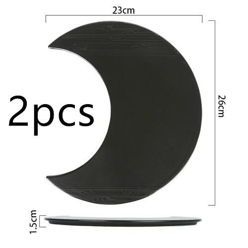صينية شواء مربعة من الأردواز الأسود الغربي لتقديم السوشي