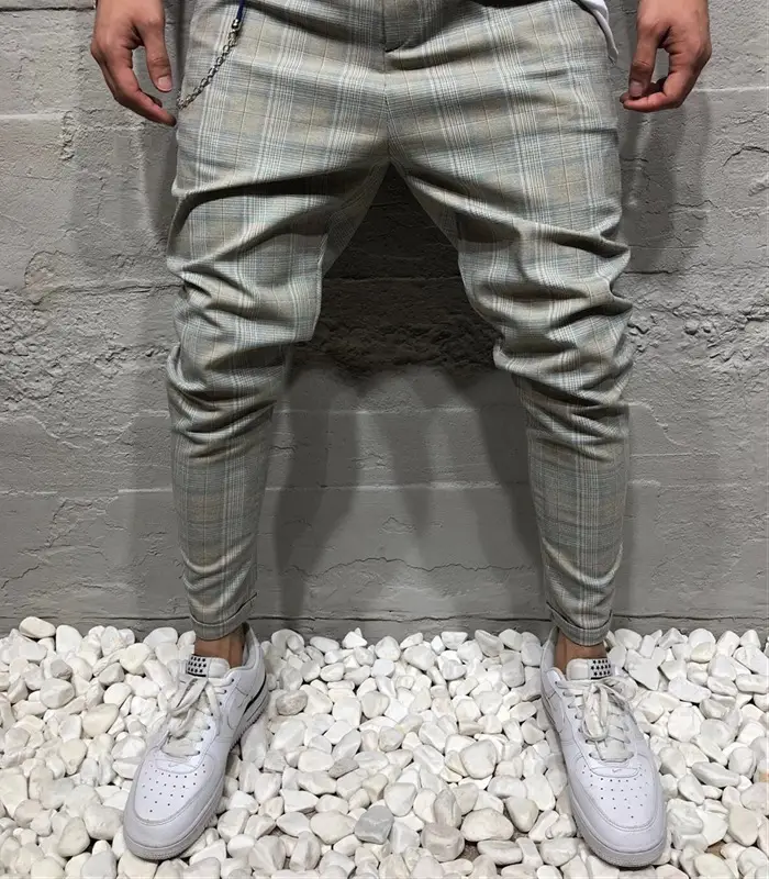 Men's Casual Sports Fitness Striped Trousers