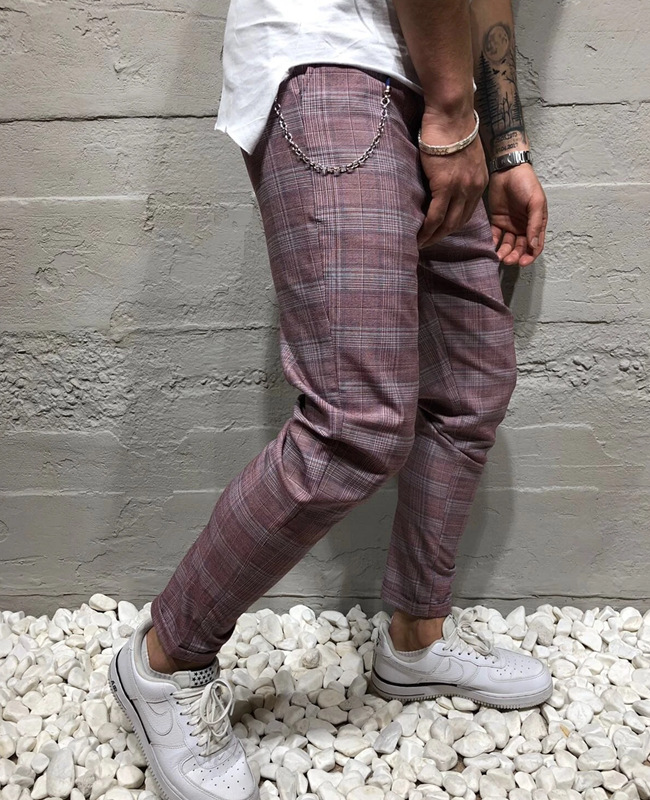 Men's Casual Sports Fitness Striped Trousers