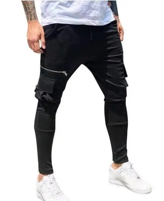 Casual Fitness Track Pants With Side Pockets