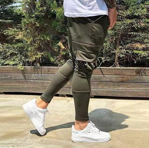 Casual Fitness Track Pants With Side Pockets