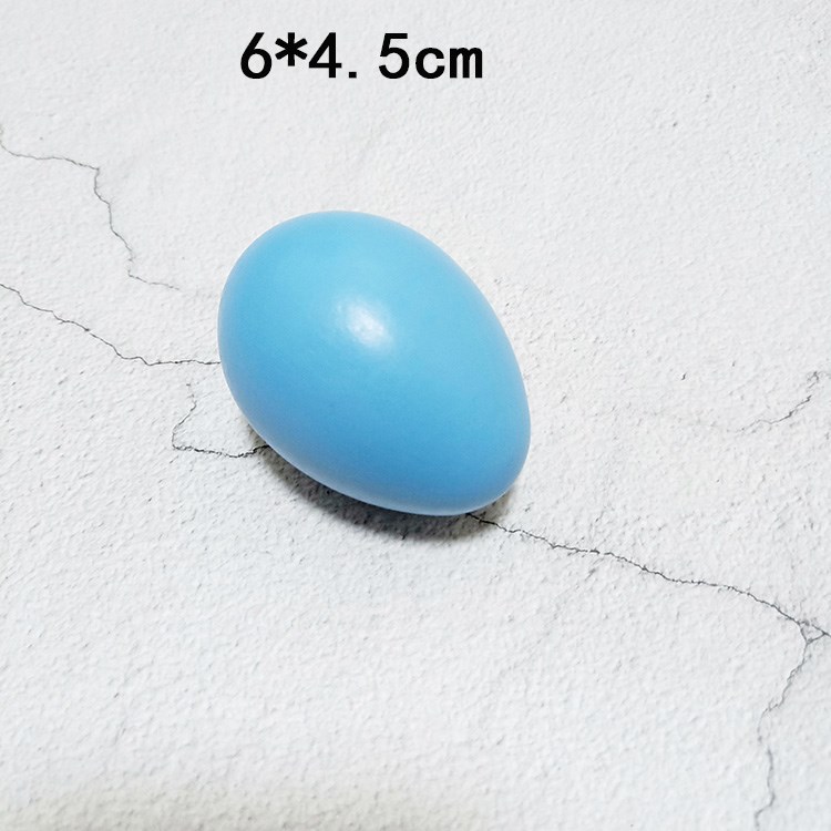 Light blue wooden eggs