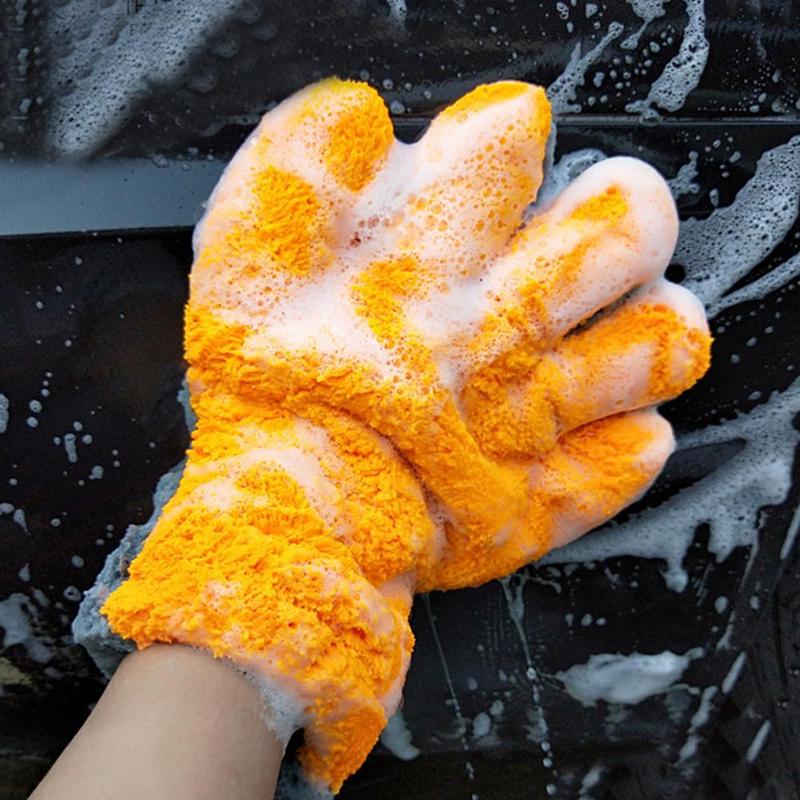 Coral Fleece Car Wash Glove, picture 3 of 4